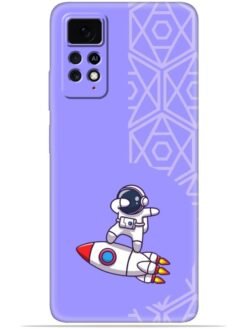 Cute astronaut Soft Mobile Cover for Xiaomi Redmi Note 11