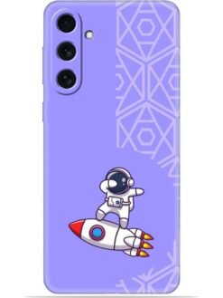 Cute astronaut Soft Mobile Cover for Samsung Galaxy F55 (5G)