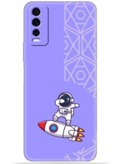 Cute astronaut Soft Mobile Cover for Vivo Y20/Y20i/Y20s/Y20A/Y20G/Y20T