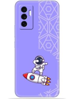 Cute astronaut Soft Mobile Cover for Vivo Y75 (4G)