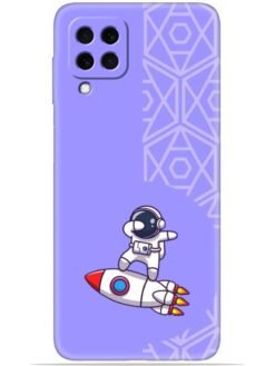 Cute astronaut Soft Mobile Cover for Samsung Galaxy M32 (4G)