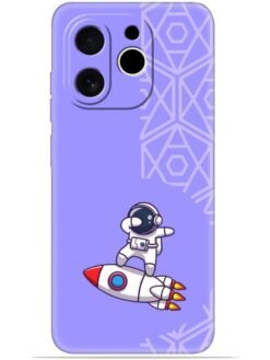 Cute astronaut Soft Mobile Cover for Tecno Pop 9 (5G)