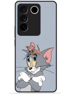 Cute cartoon Glossy Metal TPU Phone Cover for Vivo V27 Pro (5G)