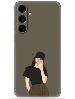 Cute girl design Soft Silicone Mobile Case for Samsung Galaxy A55 (5G)