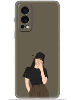 Cute girl design Soft Mobile Cover for Oneplus Nord 2 (5G)