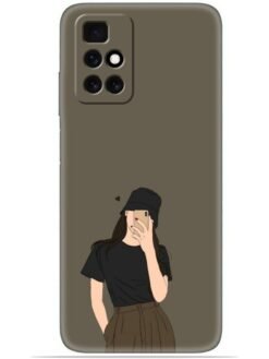 Cute girl design Soft Mobile Cover for Xiaomi Redmi 10 Prime (2022)