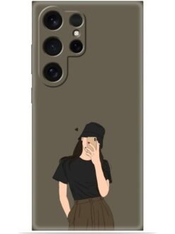 Cute girl design Soft Mobile Cover for Samsung Galaxy S24 Ultra (5G)