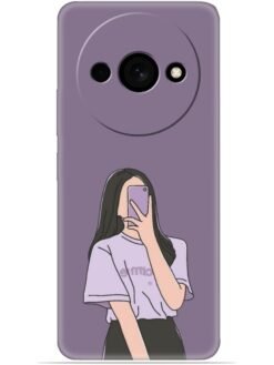 Cute girl selfie Soft Mobile Cover for Xiaomi Redmi A3X