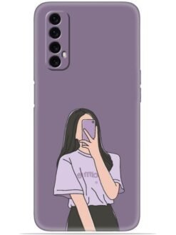 Cute girl selfie Soft Mobile Cover for Realme Narzo 20 Pro