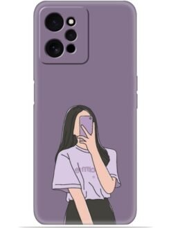 Cute girl selfie Soft Mobile Cover for Realme C31