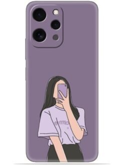 Cute girl selfie Soft Mobile Cover for Xiaomi Redmi 12 (4G)
