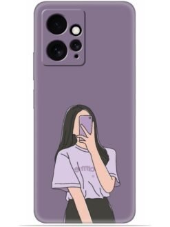 Cute girl selfie Soft Mobile Cover for Xiaomi Redmi Note 12 (4G)