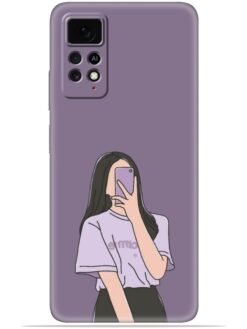 Cute girl selfie Soft Mobile Cover for Xiaomi Redmi Note 12 Pro (4G)