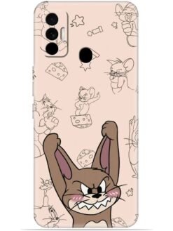 Cute jerry Soft Silicone Mobile Case for Tecno Spark 7
