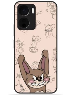 Cute jerry Glossy Metal TPU Phone Cover for Vivo Y56 (5G)