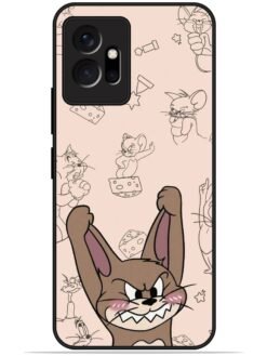 Cute jerry Glossy Metal TPU Phone Cover for Vivo T1 (5G)