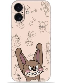 Cute jerry Soft Mobile Cover for Apple Iphone 16
