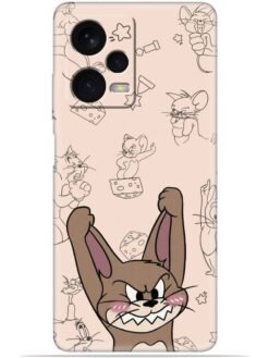 Cute jerry Soft Silicone Mobile Case for Xiaomi Redmi Note 12 Pro Plus (5G)