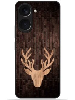 Deer design Glossy Metal TPU Phone Cover for Vivo Y18/Y18E/Y18i/Y18T