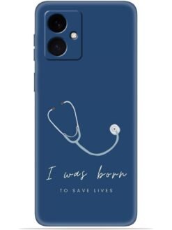 Doctor icon Soft Mobile Cover for Motorola Moto G54 (5G)