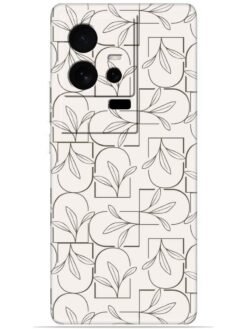 Floral line art Soft Silicone Mobile Case for Iqoo 11 (5G)
