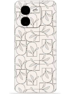 Floral line art Soft Silicone Mobile Case for Iqoo Z9X (5G)