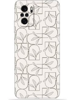 Floral line art Soft Silicone Mobile Case for Xiaomi Redmi Note 10/10s