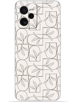 Floral line art Soft Silicone Mobile Case for Realme C35