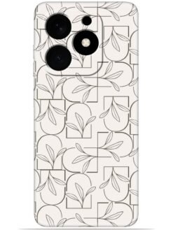 Floral line art Soft Silicone Mobile Case for Tecno Spark Go (2024)