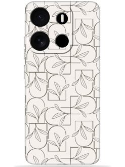 Floral line art Soft Silicone Mobile Case for Tecno Spark Go (2023)