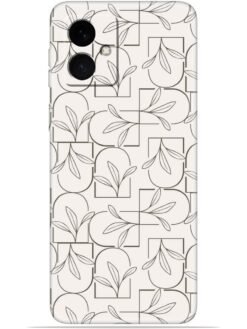 Floral line art Soft Mobile Cover for Motorola Moto G54 (5G)