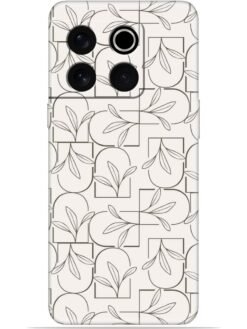 Floral line art Soft Mobile Cover for Oneplus 10T (5G)