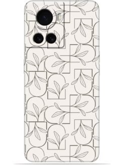 Floral line art Soft Mobile Cover for Oneplus 10R (5G)