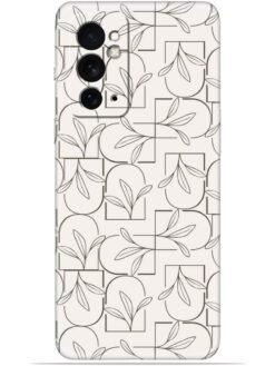 Floral line art Soft Mobile Cover for Oneplus 9RT (5G)
