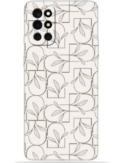 Floral line art Soft Mobile Cover for Oneplus 9R (5G)