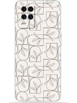 Floral line art Soft Mobile Cover for Realme 9 (5G)