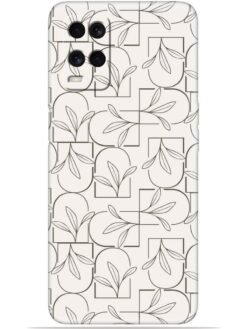 Floral line art Soft Mobile Cover for Oppo A54