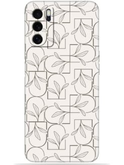 Floral line art Soft Mobile Cover for Oppo Reno 6 Pro (5G)