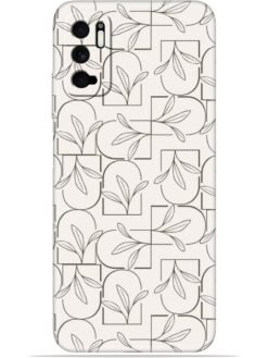 Floral line art Soft Mobile Cover for Poco M3 Pro (5G)