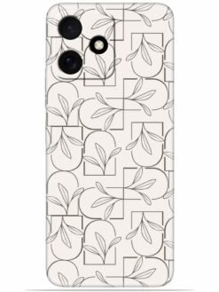 Floral line art Soft Mobile Cover for Poco M6 Pro (5G)