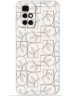 Floral line art Soft Mobile Cover for Xiaomi Redmi 10 Prime (2022)