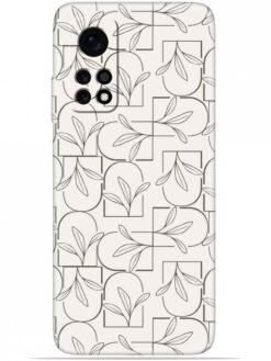 Floral line art Soft Mobile Cover for Xiaomi Mi 10T (5G)