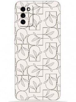 Floral line art Soft Mobile Cover for Samsung Galaxy M02S