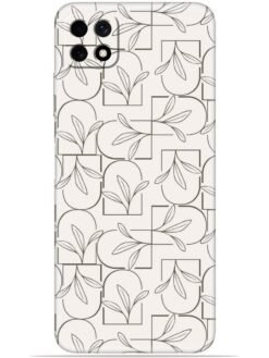 Floral line art Soft Mobile Cover for Samsung Galaxy A22 (5G)