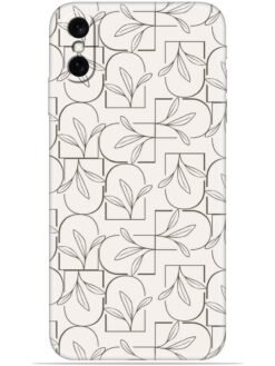 Floral line art Soft Mobile Cover for Apple Iphone Xs Max