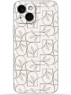 Floral line art Soft Mobile Cover for Apple Iphone 14