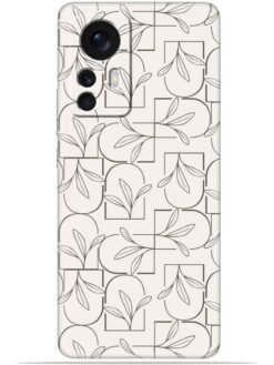 Floral line art Soft Silicone Mobile Case for Xiaomi Mi 12 Pro (5G)