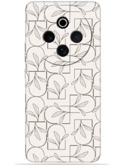 Floral line art Soft Mobile Cover for Iqoo Z10 (5G)