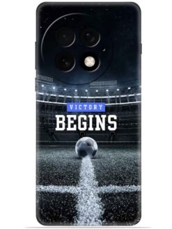 Football vectory begins Soft Silicone Mobile Case for Oneplus 13 (5G)