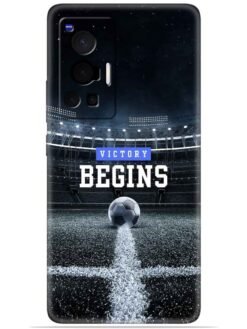 Football vectory begins Soft Silicone Mobile Case for Vivo X70 Pro (5G)